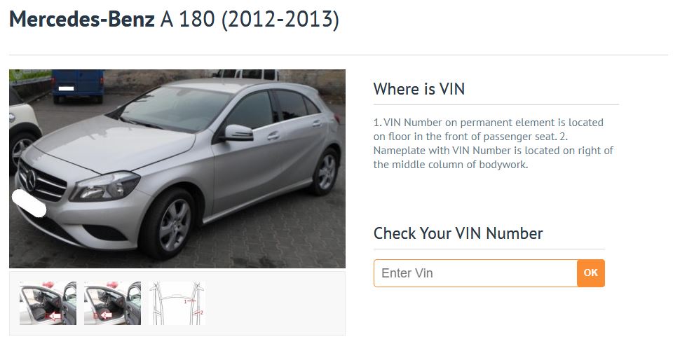 Mercedes jak najít, dekódovat a zkontrolovat číslo VIN