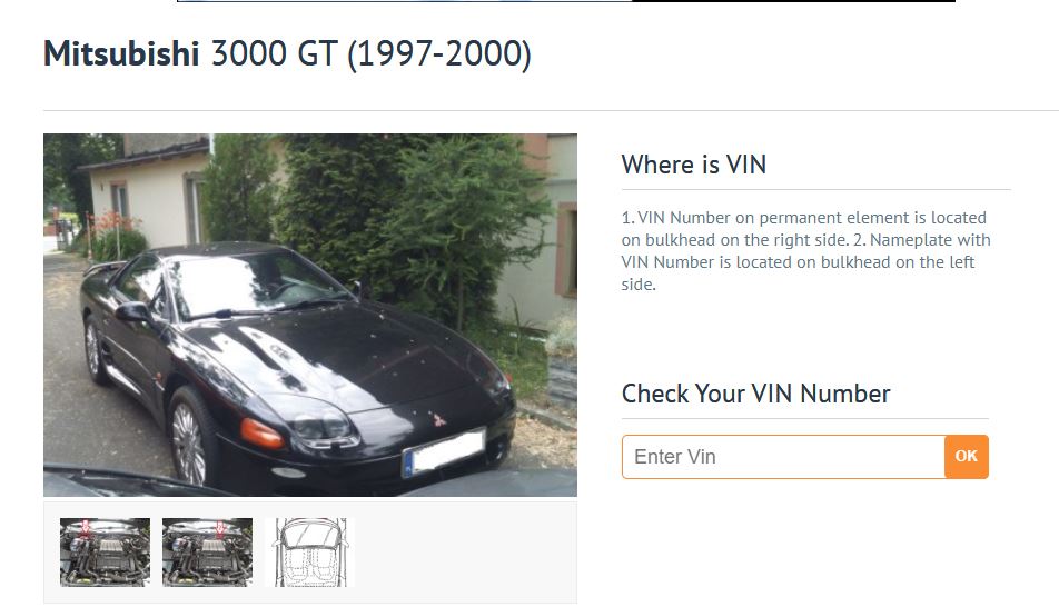 Mitsubishi jak najít, dekódovat a zkontrolovat číslo VIN